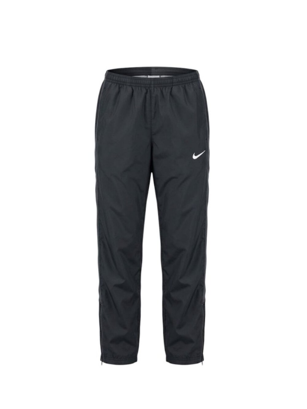Vintage Nike Track Pants Women Small Black Nylon Windbreaker Size S Zip Ankle